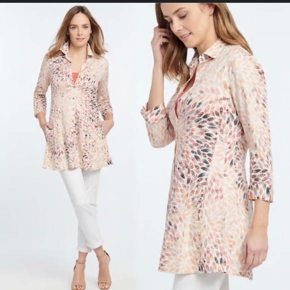 NIC+ZOE Tops - NWT Nic+Zoe Morning Burst Shirt Jacket $168